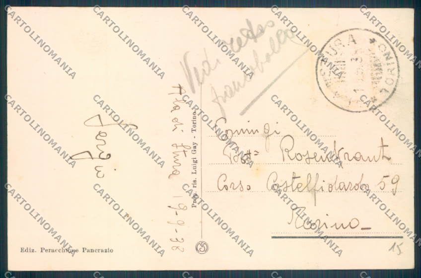 Torino Ala di Stura cartolina ZT1751 – retro