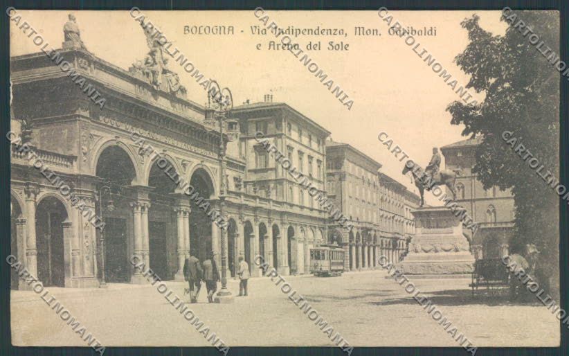 Bologna Città Tram Garibaldi cartolina ZT1777 – fronte