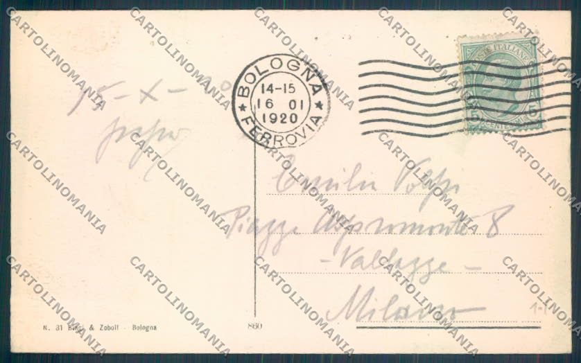 Bologna Città cartolina ZT1827 – retro