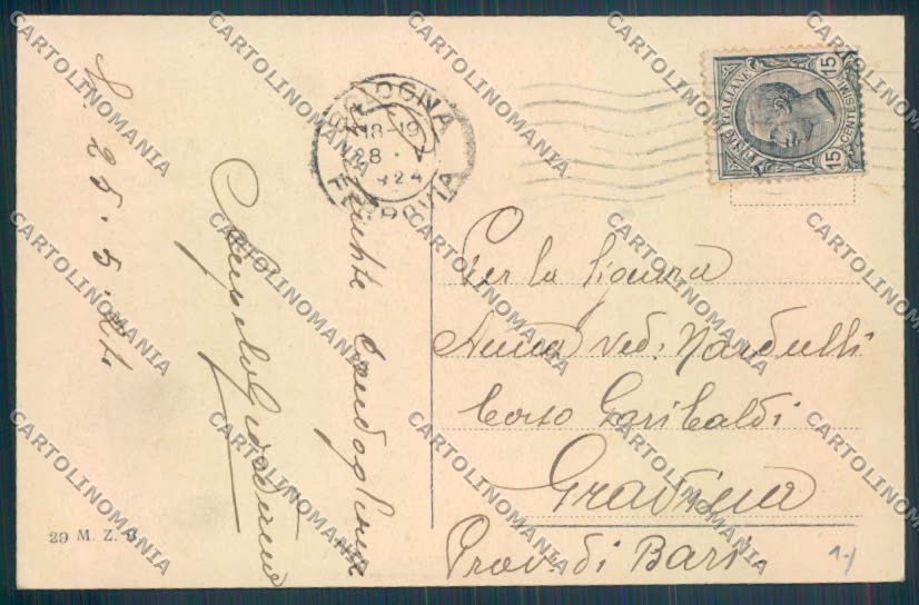 Bologna Città cartolina ZT1830 – retro