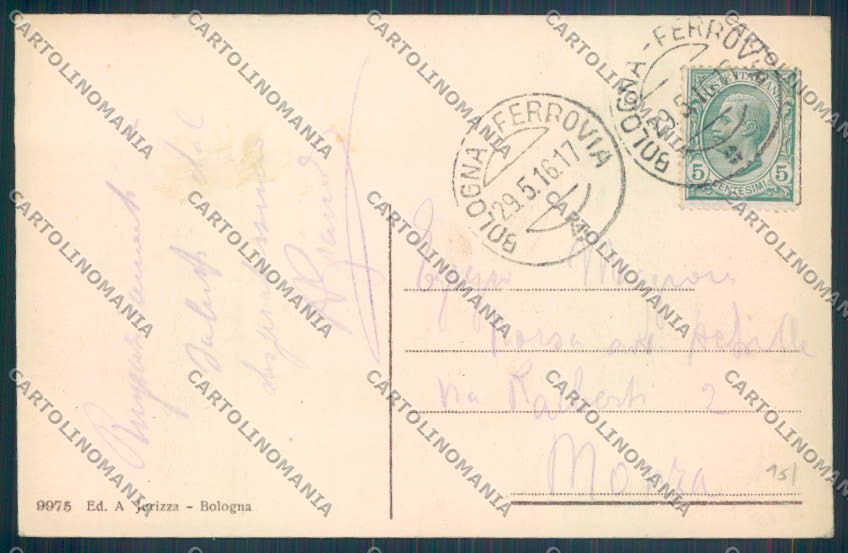 Bologna Città cartolina ZT1843 – retro