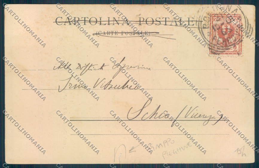 Bologna Città STRAPPO PIEGHINE cartolina ZT1857 – retro