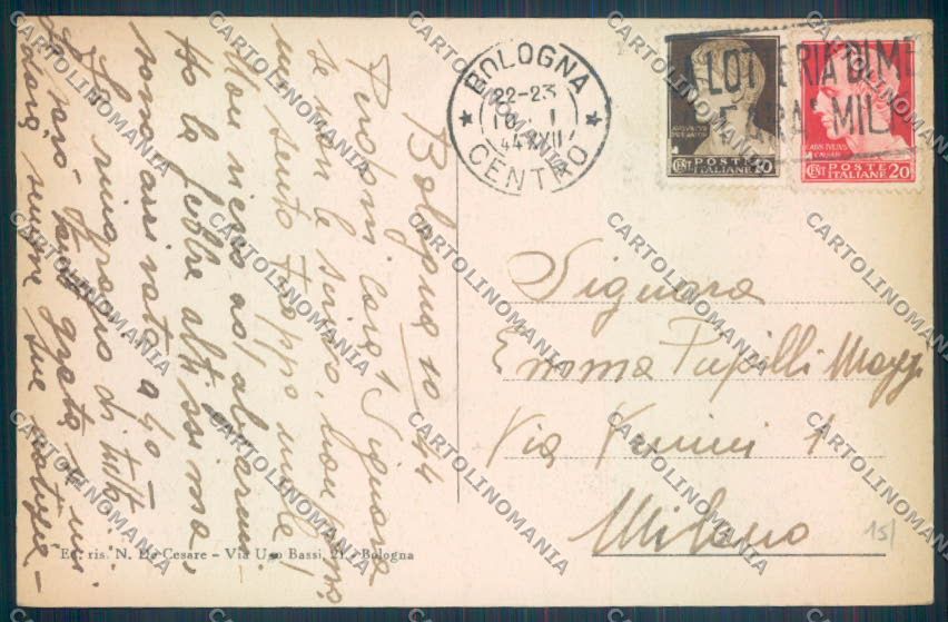 Bologna Città cartolina ZT1867 – retro