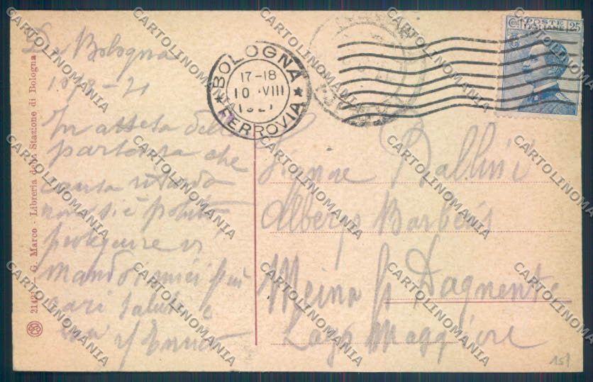Bologna Città cartolina ZT1877 – retro