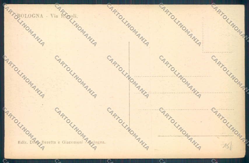 Bologna Città Tram cartolina ZT1879 – retro