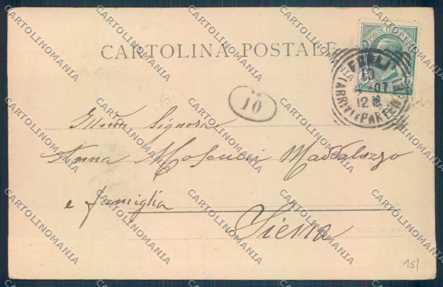 Bologna Città cartolina ZT1883 – retro