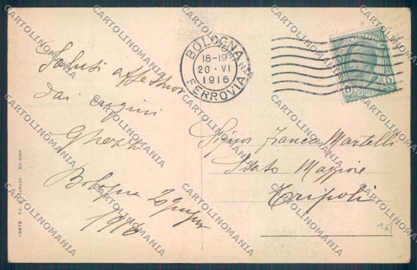 Bologna Città cartolina ZT1891 – retro
