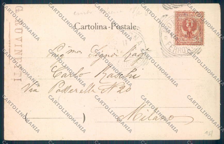 Bologna Città cartolina ZT1892 – retro