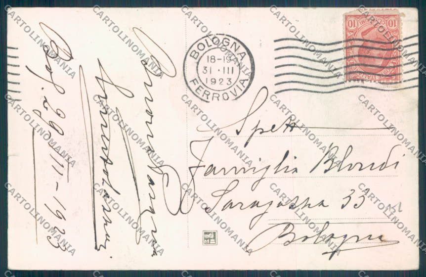 Bologna Città Poste Banca cartolina ZT1896 – retro