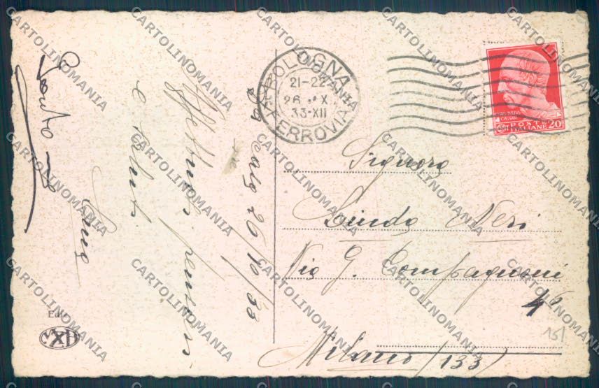 Bologna Città cartolina ZT1903 – retro