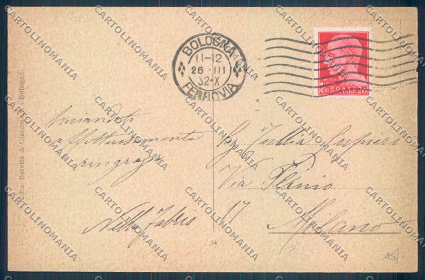 Bologna Città cartolina ZT1904 – retro