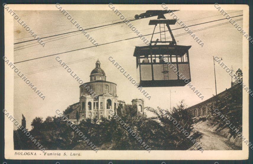 Bologna Città Funivia PIEGHINE cartolina ZT1917 – fronte