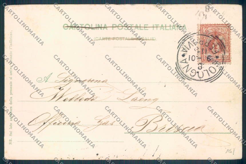 Bologna Città cartolina ZT1923 – retro