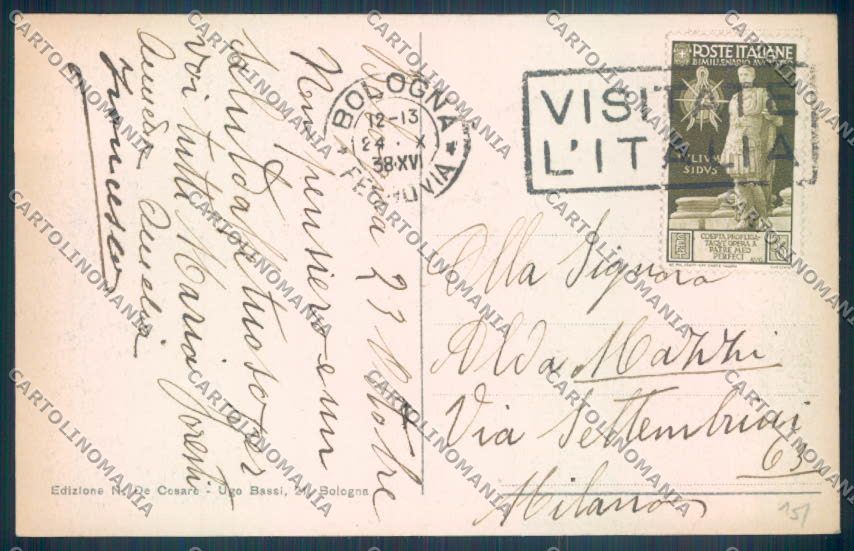 Bologna Città cartolina ZT1936 – retro