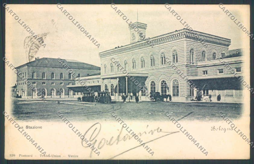 Bologna Città Stazione cartolina ZT1946 – fronte