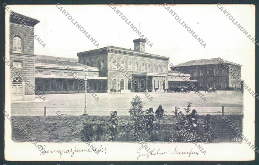 Bologna Città Stazione cartolina ZT1949 – fronte