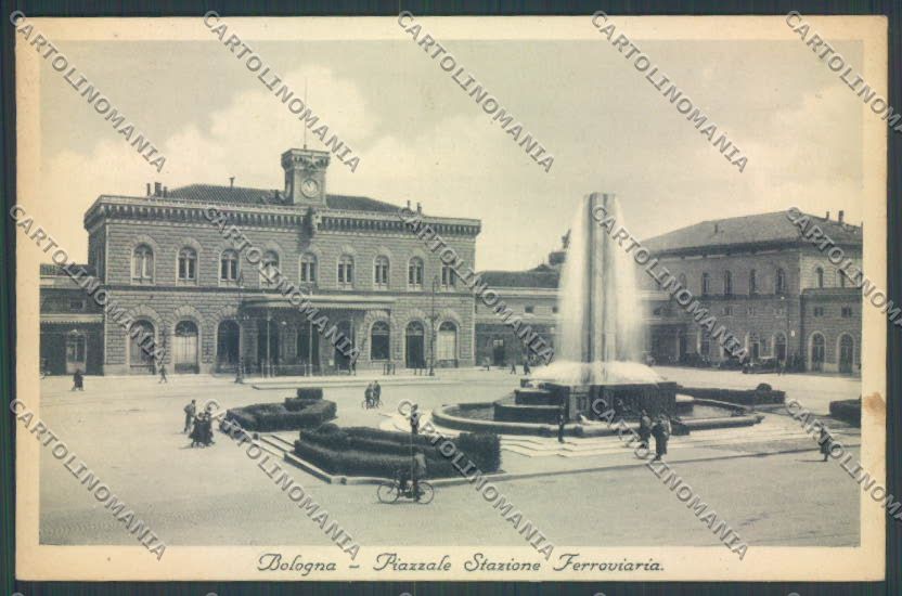 Bologna Città Stazione cartolina ZT1950 – fronte