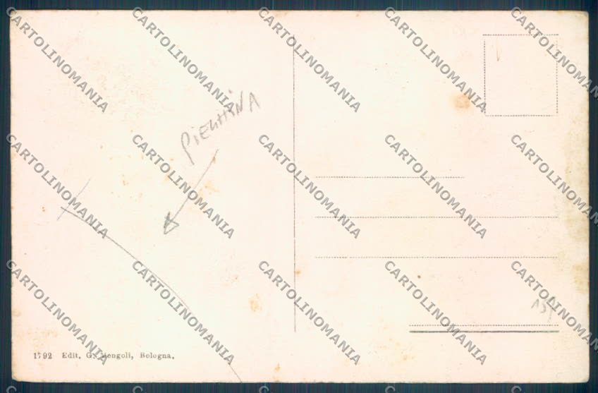Bologna Città PIEGHINA cartolina ZT1972 – retro