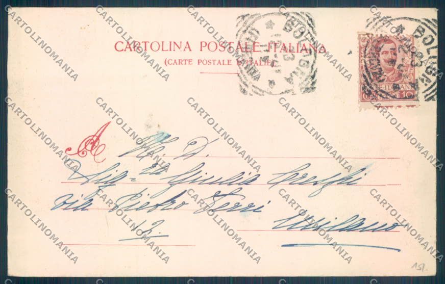 Bologna Città cartolina ZT1988 – retro