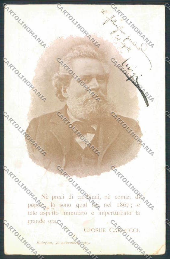 Bologna Carducci PIEGHE cartolina ZT2015 – fronte