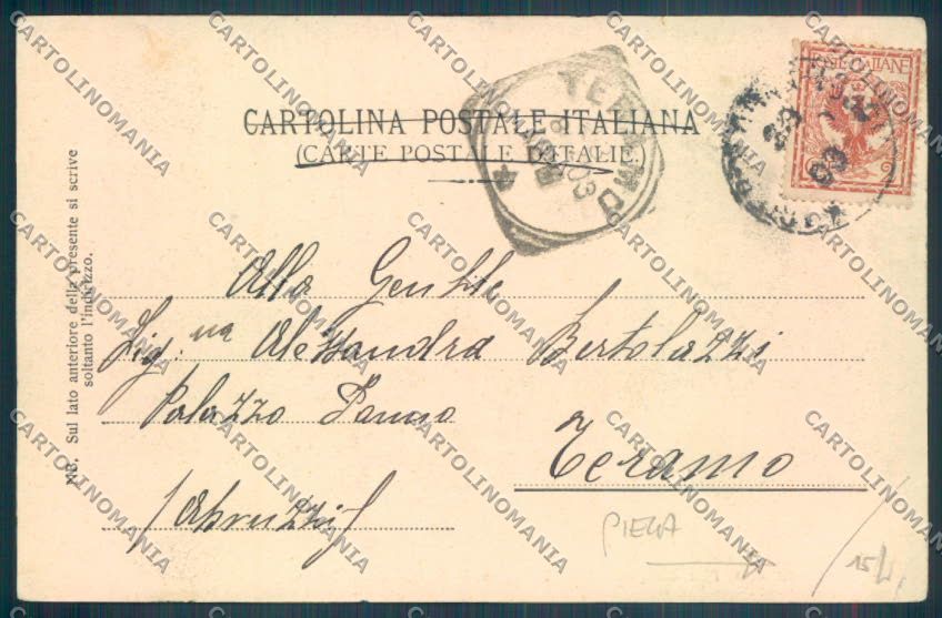 Bologna Città PIEGA cartolina ZT2067 – retro