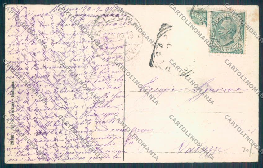 Bologna Città Tram cartolina ZT2125 – retro