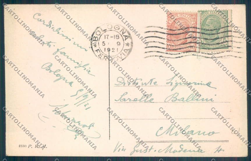 Bologna Città cartolina ZT2129 – retro