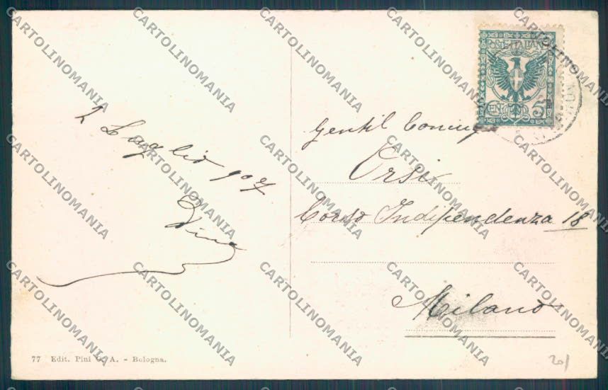 Bologna Città cartolina ZT2131 – retro