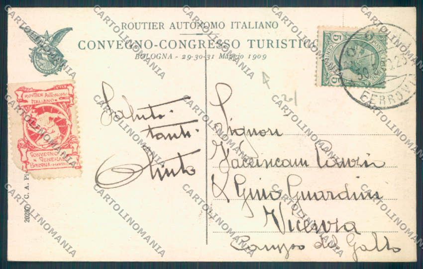 Bologna Città cartolina ZT2144 – retro