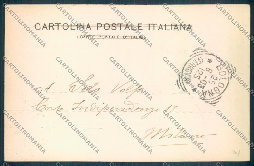 Bologna Città Banca cartolina ZT2154 – retro
