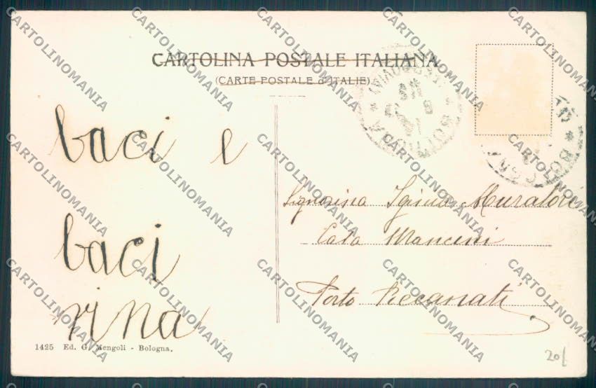 Bologna Città Università cartolina ZT2156 – retro