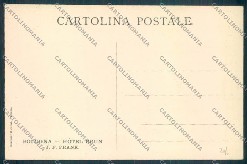 Bologna Città cartolina ZT2173 – retro
