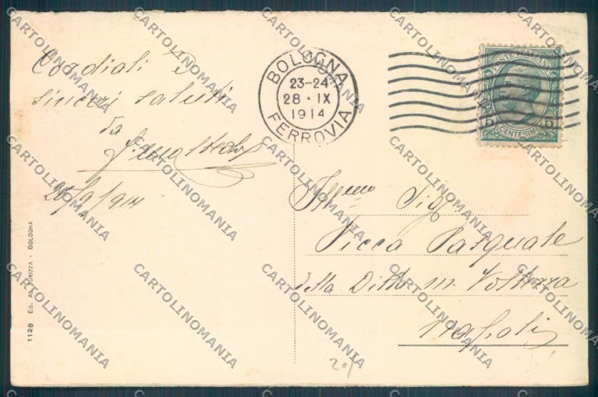 Bologna Città cartolina ZT2185 – retro