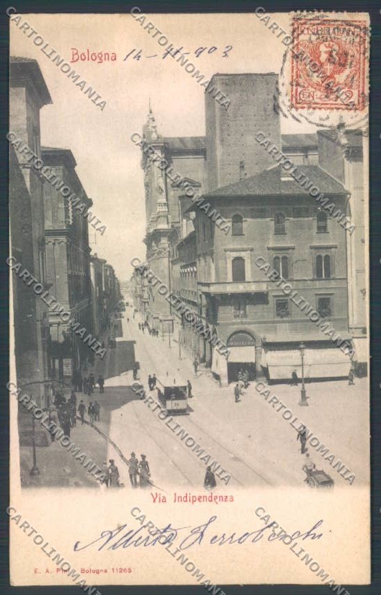 Bologna Città Tram cartolina ZT2188 – fronte