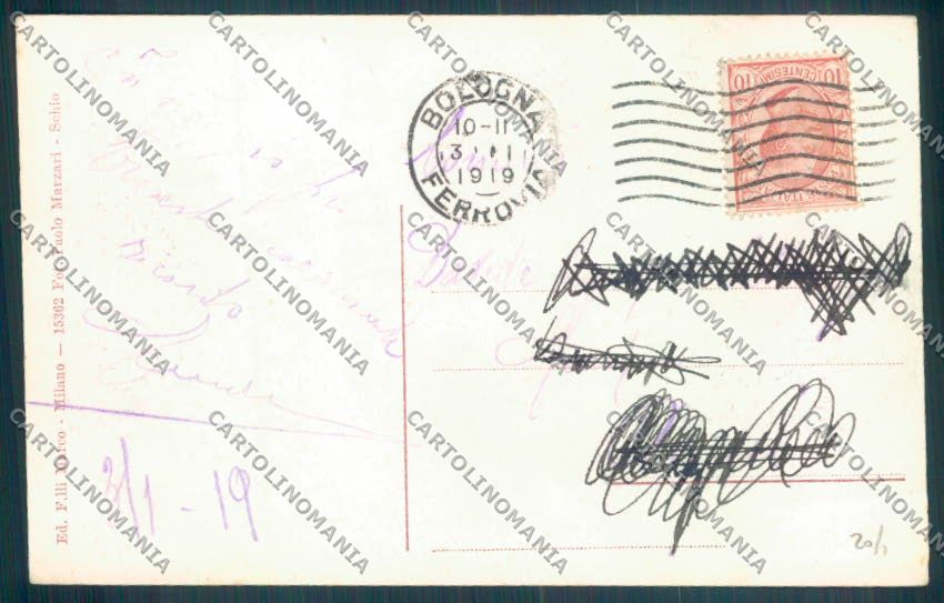 Bologna Città Saluti da cartolina ZT2207 – retro