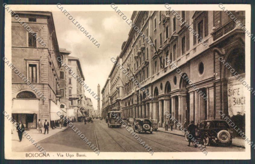 Bologna Città Tram Automobile PIEGHINE Foto cartolina ZT2213 – fronte