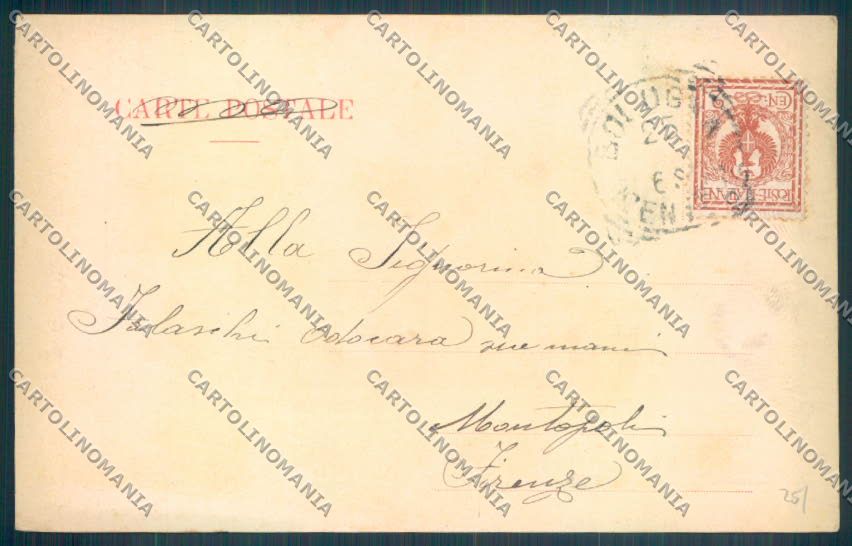 Bologna Città Saluti da cartolina ZT2226 – retro