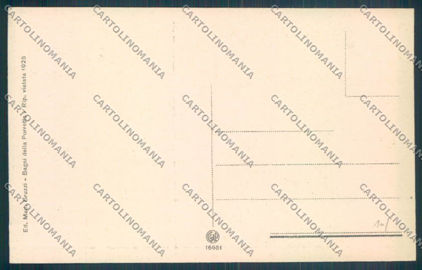 Bologna Porretta Terme cartolina ZT2253 – retro