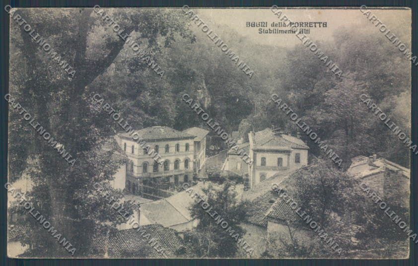Bologna Porretta Terme PIEGHINE STRAPPO cartolina ZT2269 – fronte