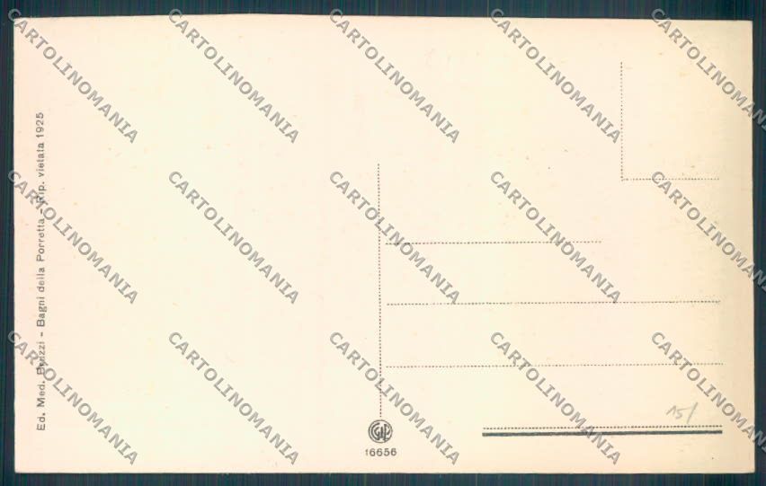 Bologna Porretta Terme cartolina ZT2285 – retro