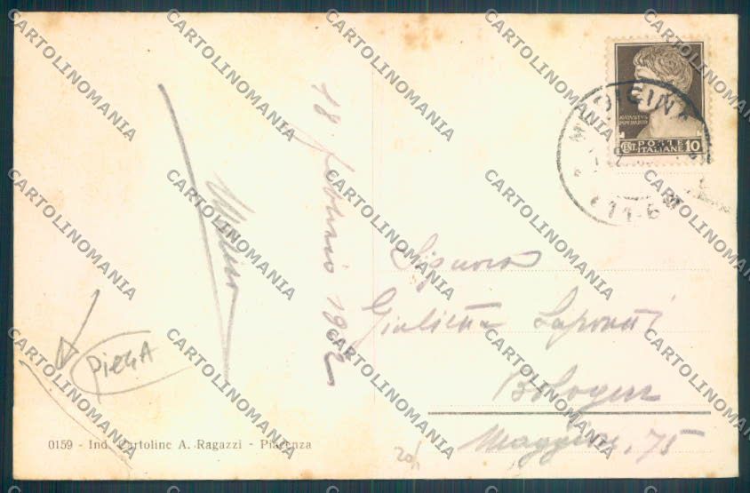 Bologna Medicina PIEGA cartolina ZT2305 – retro