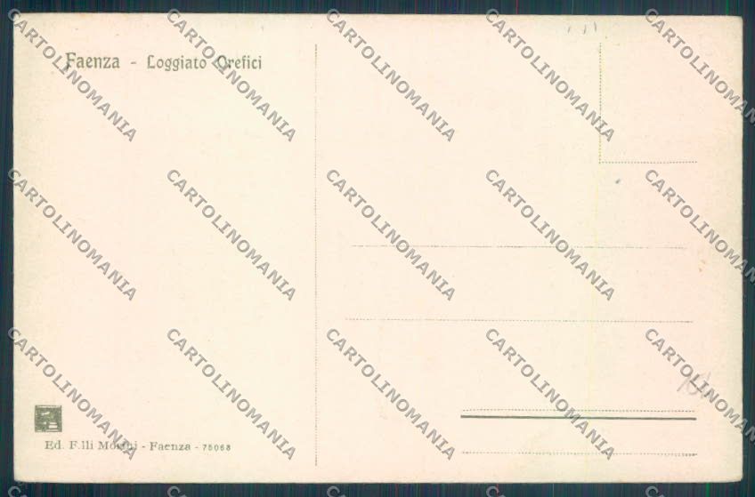 Ravenna Faenza cartolina ZT2331 – retro