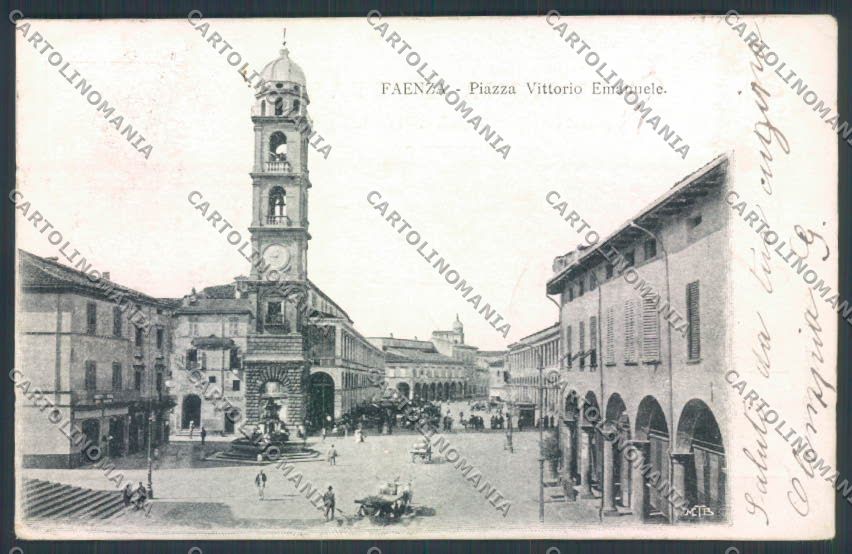 Ravenna Faenza ABRASA cartolina ZT2336 – fronte
