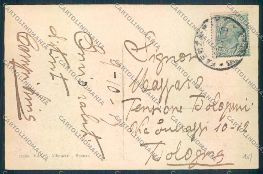 Ravenna Faenza cartolina ZT2351 – retro