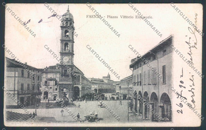 Ravenna Faenza PIEGA cartolina ZT2352 – fronte