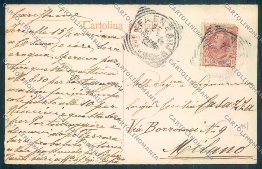 Ravenna Faenza cartolina ZT2353 – retro