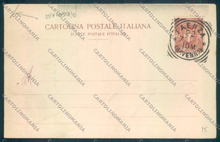 Ravenna Faenza PIEGHINA cartolina ZT2355 – retro