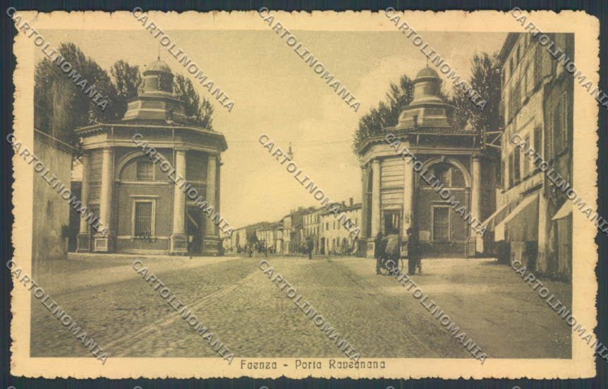 Ravenna Faenza PIEGA cartolina ZT2359 – fronte