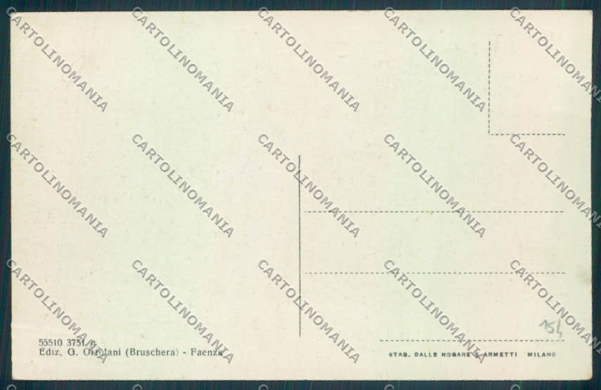 Ravenna Faenza cartolina ZT2363 – retro