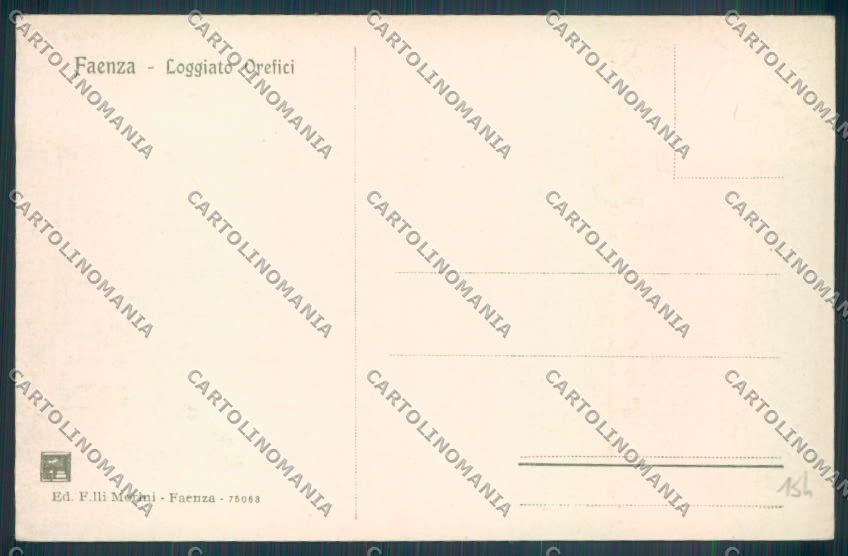 Ravenna Faenza cartolina ZT2367 – retro
